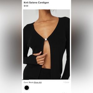 Alo Knit Salana ribbed Cardigan- medium